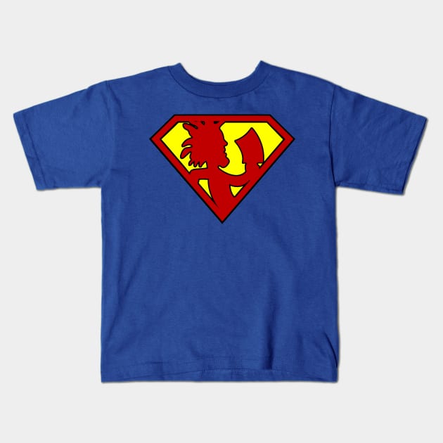 Super-lo Kids T-Shirt by blinky2lame